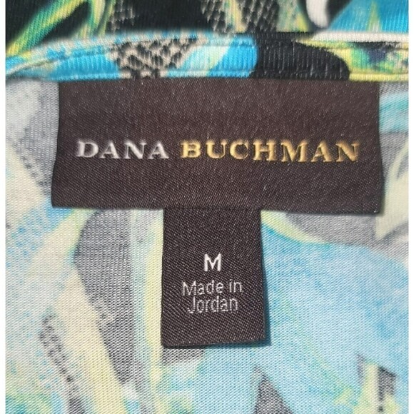 Dana Buchman Cross Over Gathered Side Blouse  - Size M - Picture 7 of 11